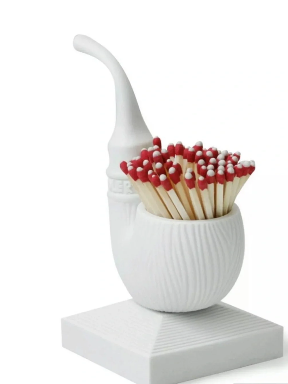 Jonathan Adler pipe match strike sculpture figurine